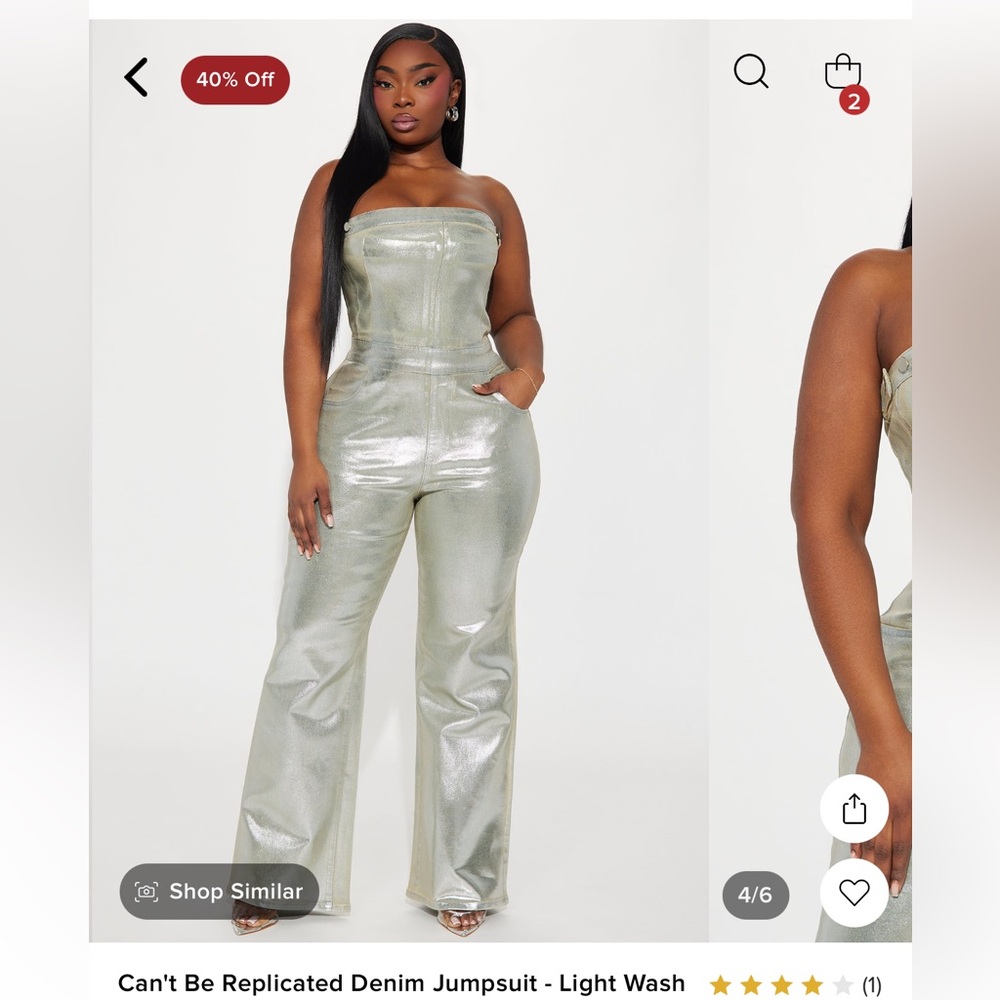 Can’t Be Replicated Denim Jumpsuit FN